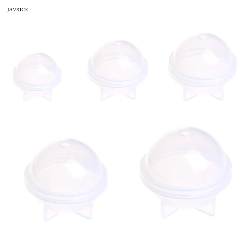 JAVRICK 20/30/40/50/60 мм стерео сферическая силиконовая форма для изготовления ювелирных