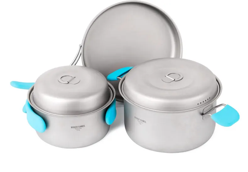 Rover Camel Cookset уличная походная пикник посуда для приготовления пищи комплект 3 шт. кастрюля Ta8501