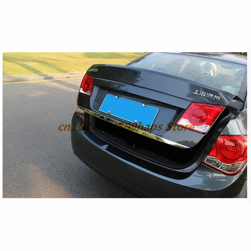 Для Chevrolet Cruze 2009-2014 Седан хром задний багажник багажника задняя крышка-дверца