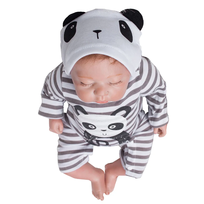 20 &quotКукла новорожденная панда Девочка милая кукла Ручная работа силиконовая