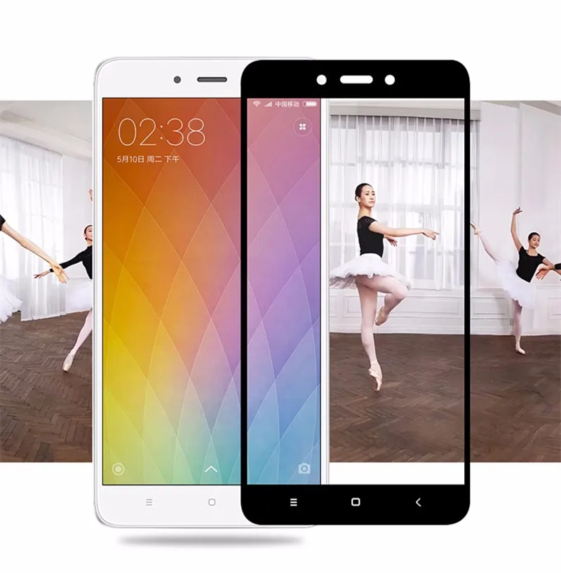 9H полная Защита экрана для Xiaomi Redmi 4A 4 Prime 4X3 3S 2.5D Закаленное стекло для Redmi Note 4 4X Pro защитное стекло