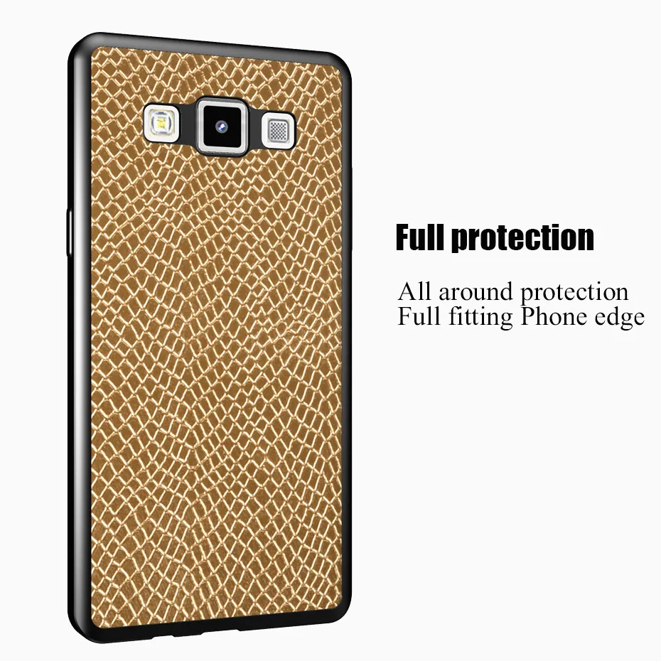Dagudon чехол для samsung Galaxy A5 2015 A500F Роскошные искусственная кожа силикона телефон