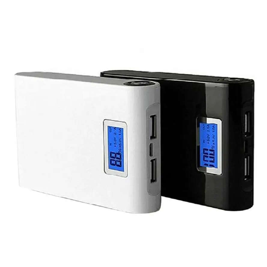 5V 12000 мА/ч, два USB выхода, Мощность банка 18650 Батарея Зарядное устройство чехол сделай сам, коробка для телефона JAP11 Прямая