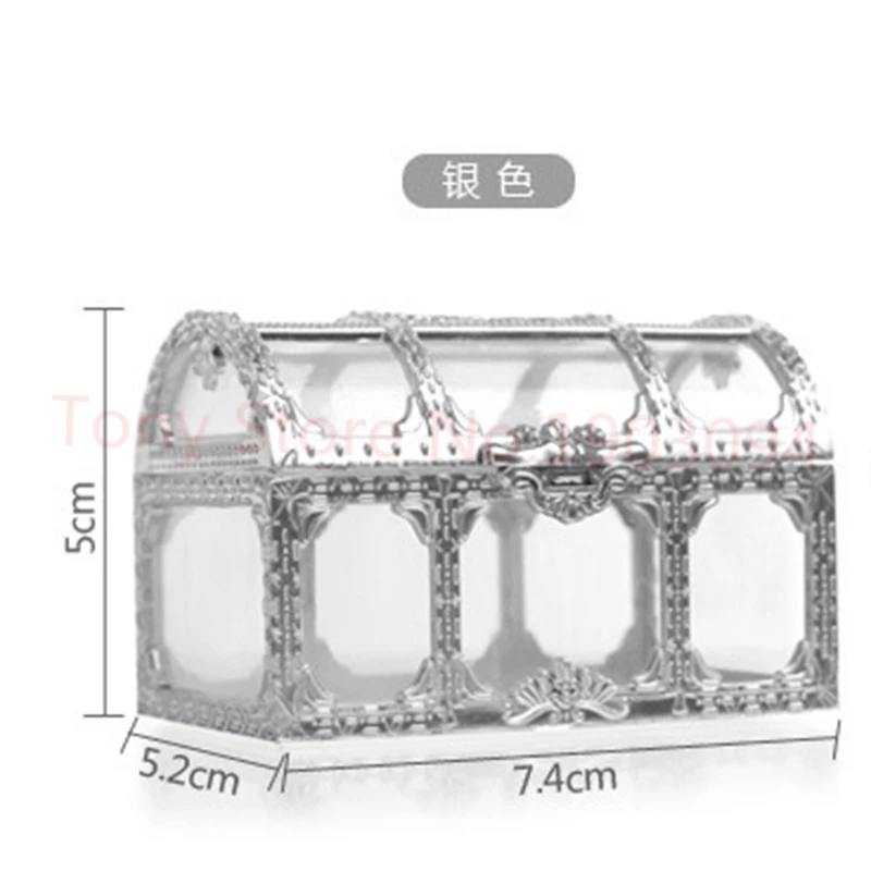 20 штук конфет коробки золотистого или серебристого цвета прозрачные подарочные