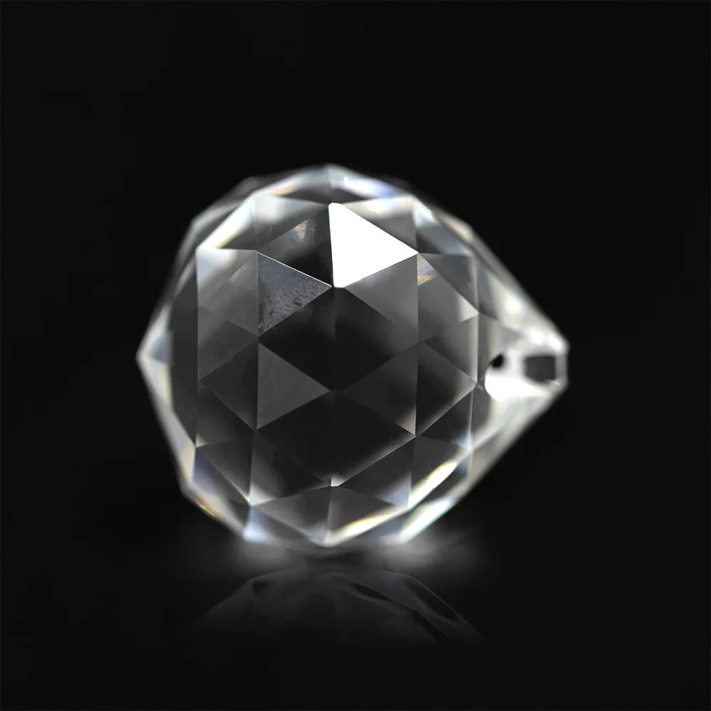 40mm Feng Shui Hanging Decorative Faceted Ball Crystal Clear Sphere Chandelier Parts | Освещение