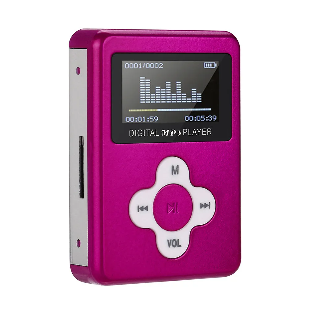 Новое поступление, милый USB мини MP3 плеер, ЖК-экран, поддержка 32 ГБ, Micro SD, TF карта, walkman, mp3 плеер, Мини, Прямая поставка