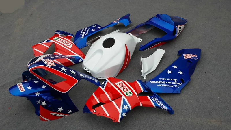 Набор обтекателей мотоцикла для HONDA CBR600RR F5 03 04 CBR 600RR 600 2003 2004 ABS красный белый синий