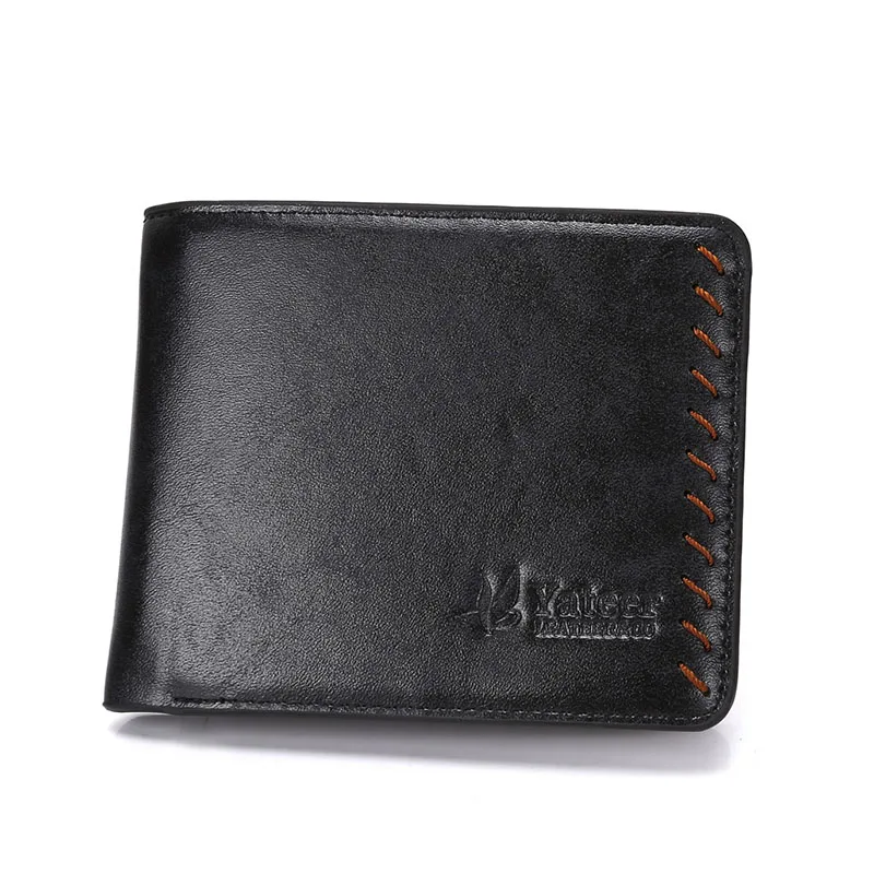 Новый дизайнер известный бренд мужчины короткие бумажник Мода Искусственная