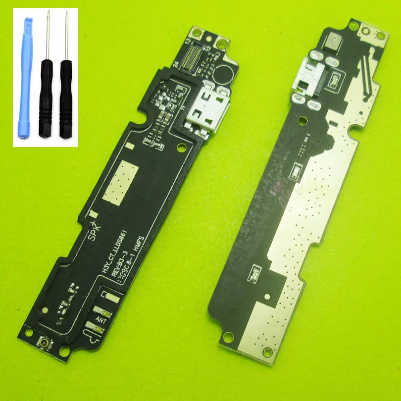 USB зарядка плата разъем микрофон PCB для Xiaomi Redmi Note 2 и отвертка открытые