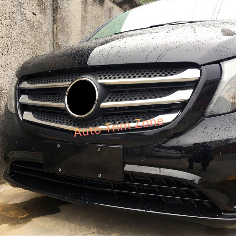 Автомобильные аксессуары для Mercedes Vito 2014 2019 W447 внешний ABS Хром передний Центр