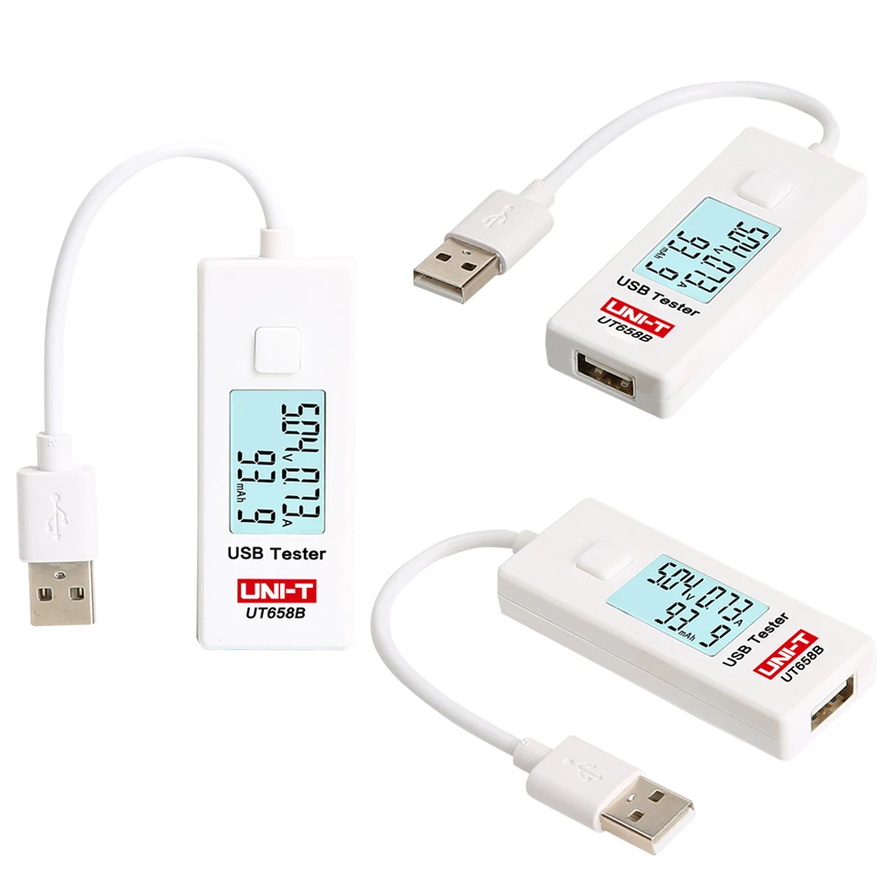 UNI T тестер USB цифровой напряжения тока монитор измеритель емкости макс. 9 В 3A