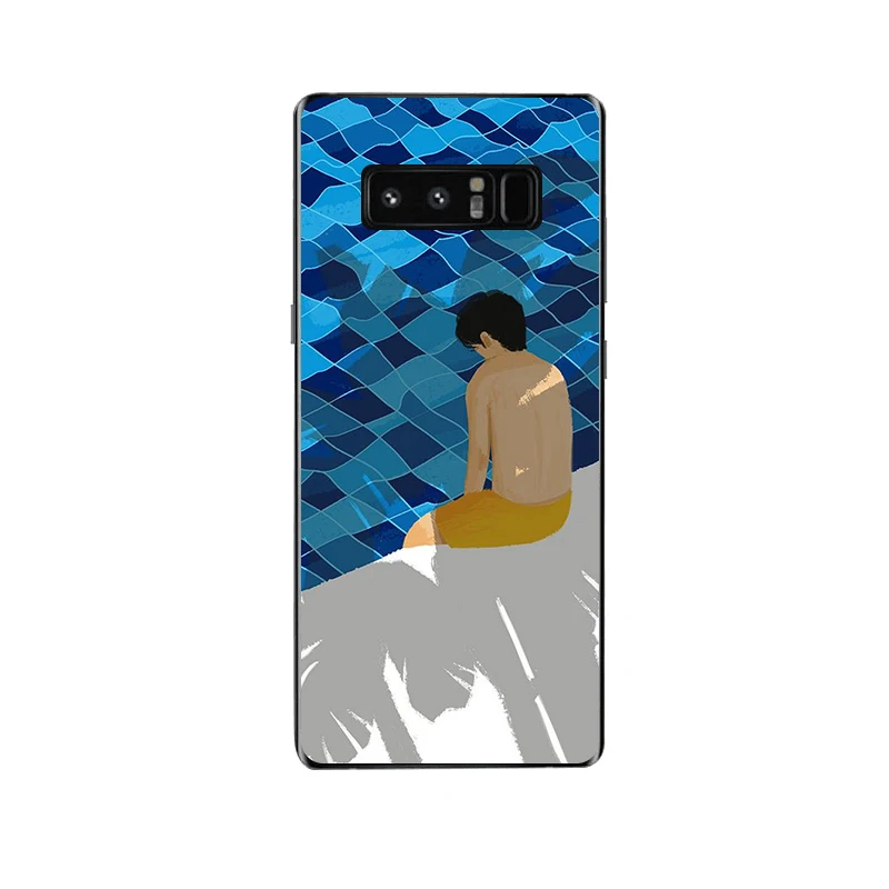 Cute Cartoon Plastic Phone Cases For Samsung Galaxy Note 8 Back Cover Coque Funda iPhone 6 Case iphone 6S 7 Plus Capa |
