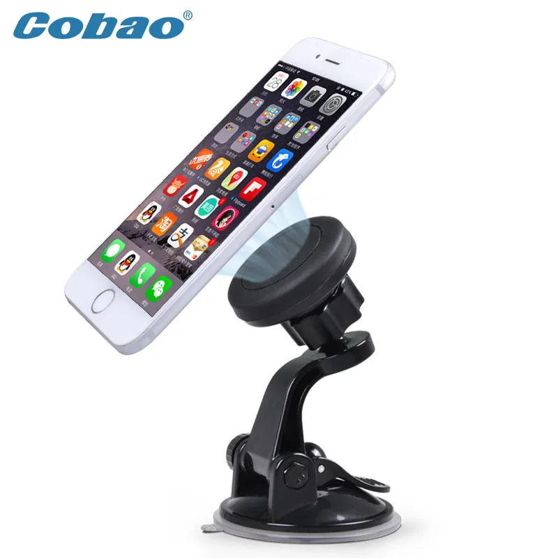 Universal windshield magnetic phone holder stand strong strength magnet car mount for iPhone 5s 6 6s plus Galaxy s4 Note | Мобильные