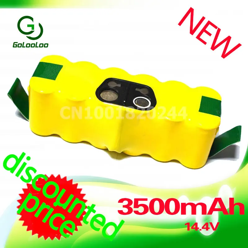 

Никель-металлогидридный аккумулятор Golooloo 3500 мАч для iRobot 500 510 530 550 560 570 580 600 610 620 630 650 700 780 770 760 790 870 880