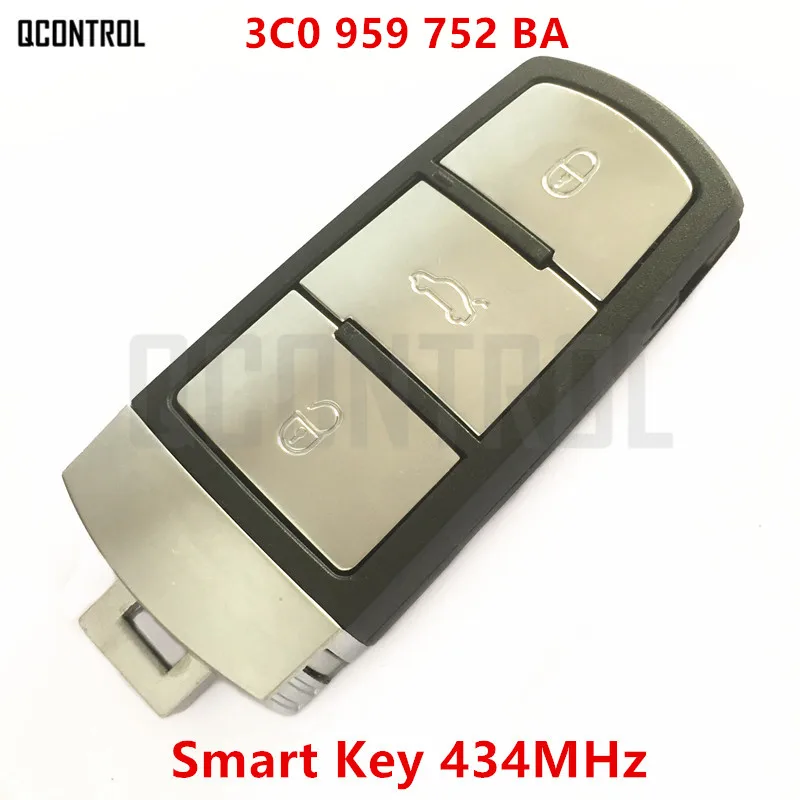 Автомобильный Дистанционный смарт ключ QCONTROL 3C0 959 752 BA сделай сам для VW/VOLKSWAGEN