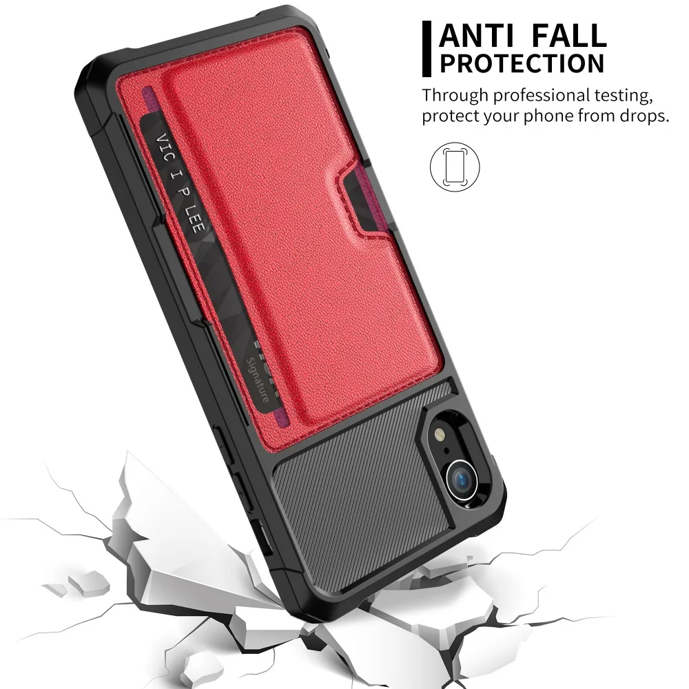 Zuoyiki Card Slot Case For apple iPhone 6 s 7 8 Plus Leather PU &amp TPU Cover for iphone 7plus 8plus 6s Funda Coque |