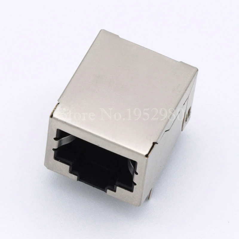 10 шт./лот Ethernet RJ45 разъем экранированный сетевой PCB монтажный 8P8C 21 мм|pcb connector|pcb mount