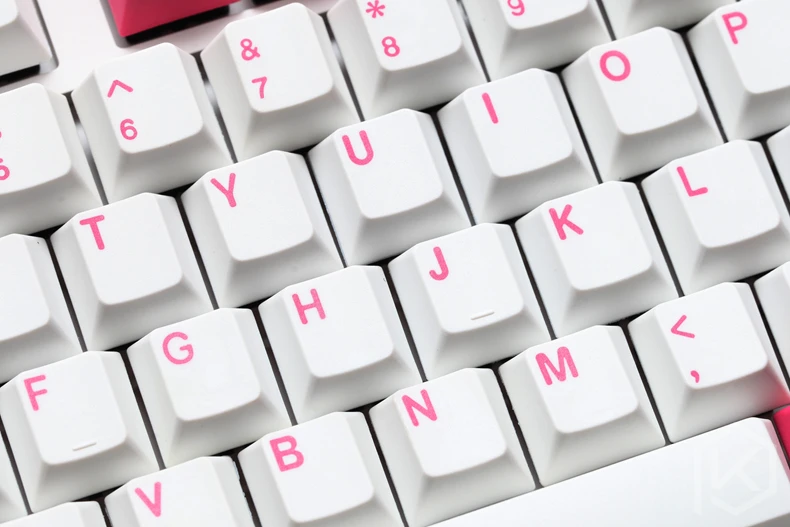 Pbt doubleshot колпачки для ключей Вишневый профиль на День святого Валентина ansi 104