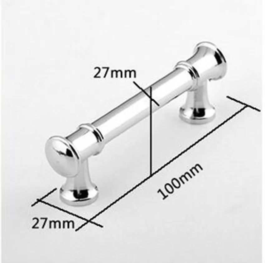 76 мм современный простой модный полированный хром тумба кухонного шкафа ручка