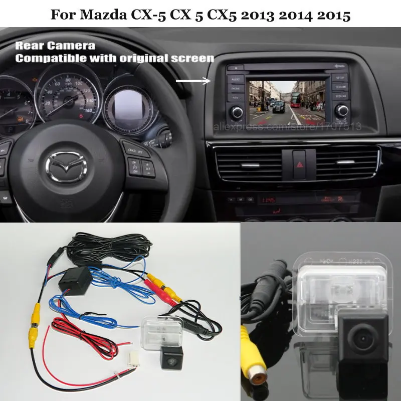 Yeshibation камера заднего вида для Mazda комплект задних и камер 5 CX5 2013 2014 совместим с RCA