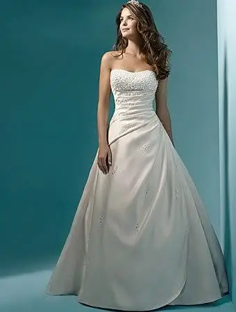 

Wholesale Vestido De Noiva Classic Design Perfect Casamento Pearl A line Strapless Robe De Mariage Wedding Dresses