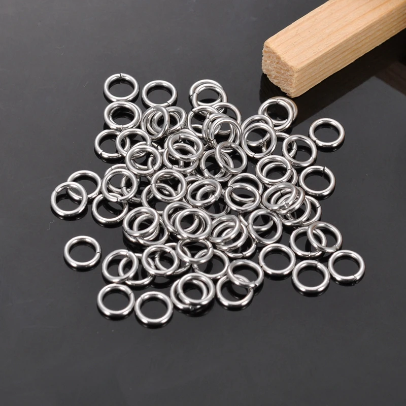 DoreenBeads 500 нержавеющая сталь Открытое кольцо 6 мм диаметр. Результаты (B10270) иу|jewelry box