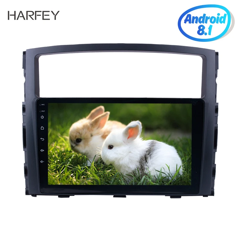 Harfey Autoradio 9 дюймов автомобильный стерео для 2006 2007 2008 2013 Mitsubishi PAJERO V97/V93 Android 8 1 GPS