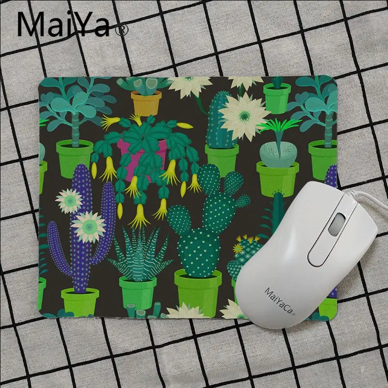 Игровой коврик для мыши Maiya с изображением кактуса | Компьютеры и офис