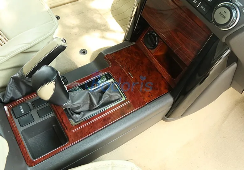 Деревянная ручка переключения передач для Toyota Land Cruiser 150 Prado FJ150 2700 2.7L 2010 2017