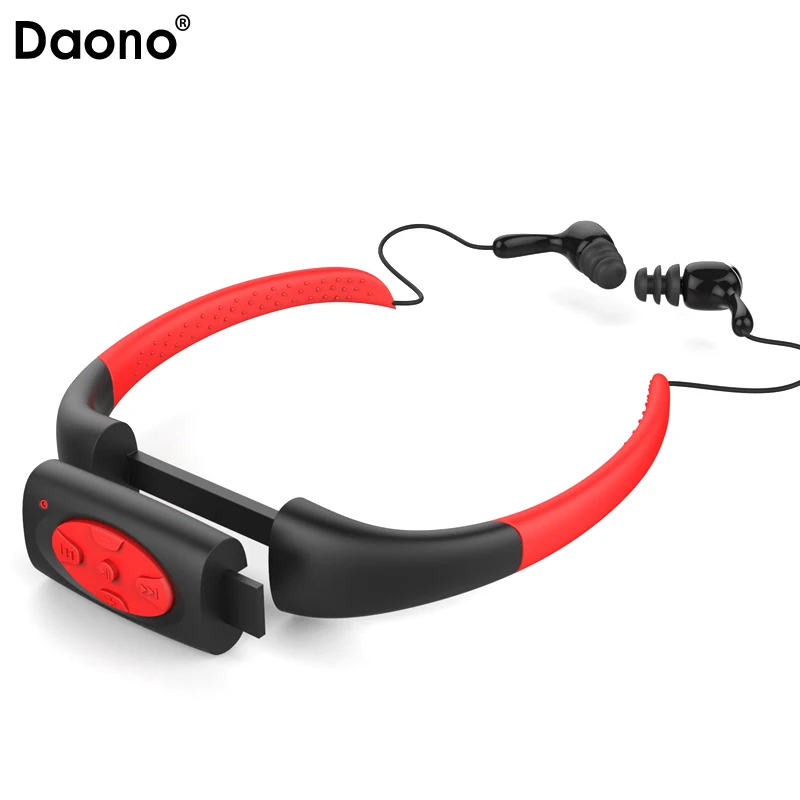 Спортивный MP3 плеер Daono IPX8 водонепроницаемый 4 Гб fm радио для плавания серфинга