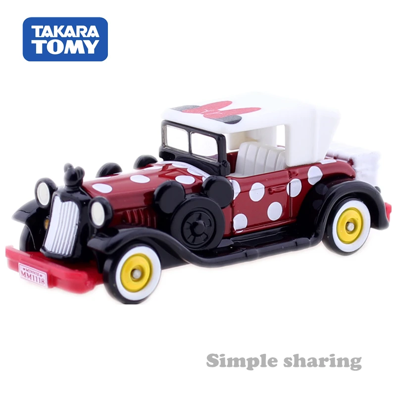 Takara Tomy Tomica DM 11 Disney моторы Минни Мышь автомобиля игрушки аниме Рисунок