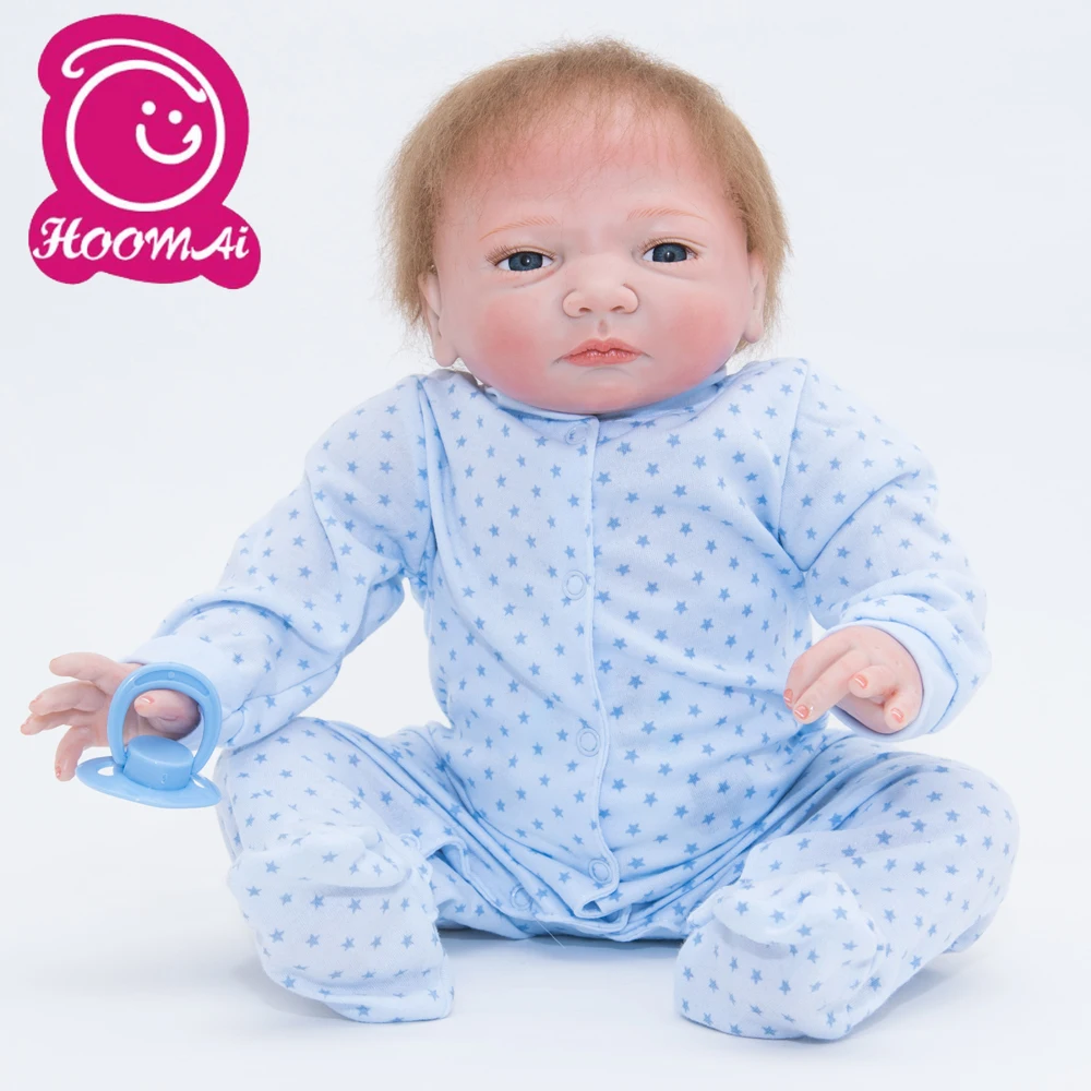 Кукла новорожденная силиконовая 20 дюймов 48 см|Игровые фигурки и трансформеры| |