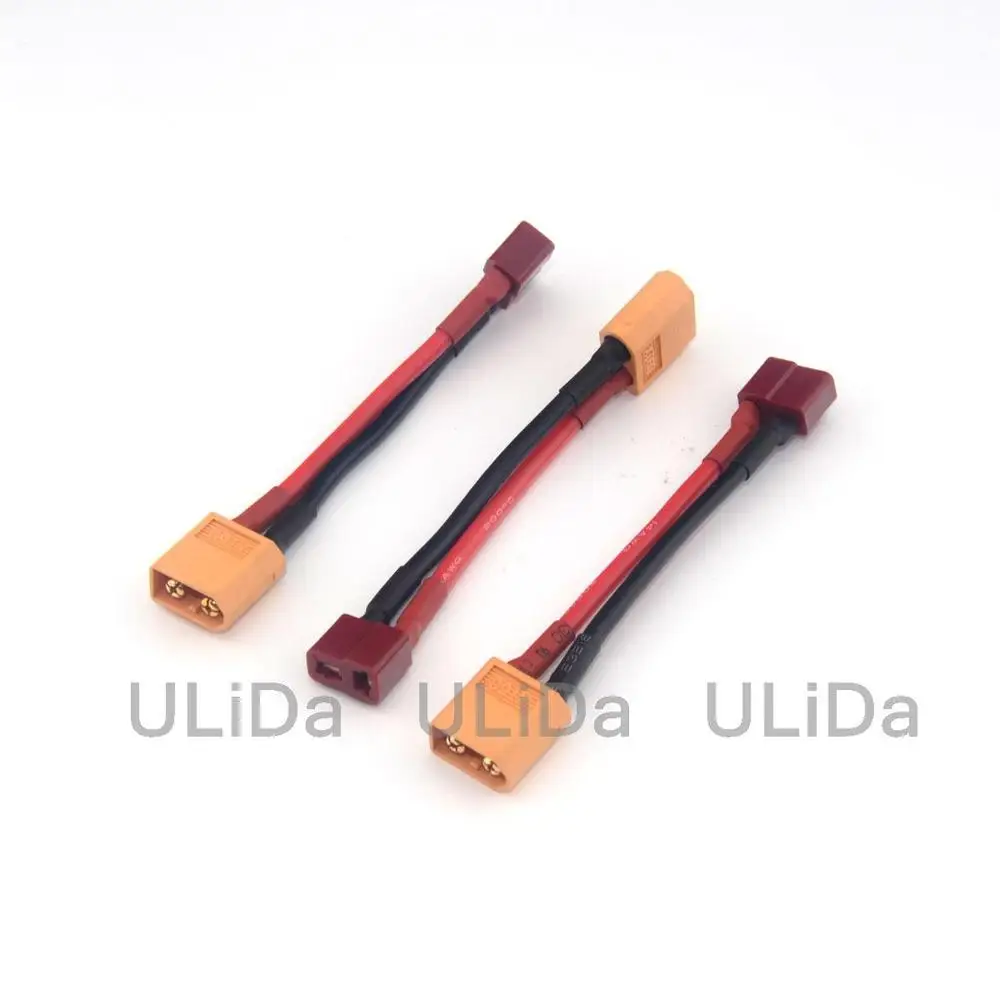 XT60 гнездовой к т Штекерный разъем Deans 7 см 12AWG адаптер/кабель/провод для RC|connector