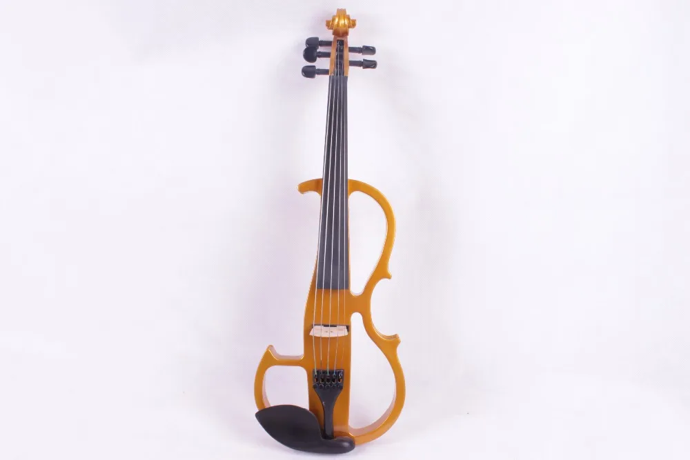 Электрическая скрипка золотого цвета 4/4 5 нитей высокое качество|electric violin|quality