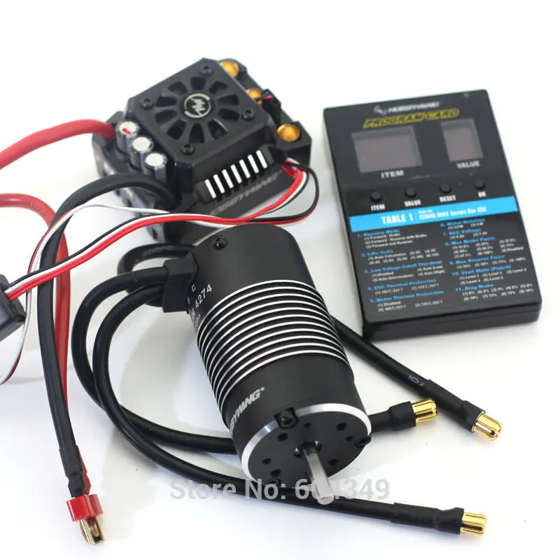 Pop EZRUN MAX 8 V3 TRX plug 150A ESC водонепроницаемый + карта 4274 2200kv двигатель для 1/8 GT Багги