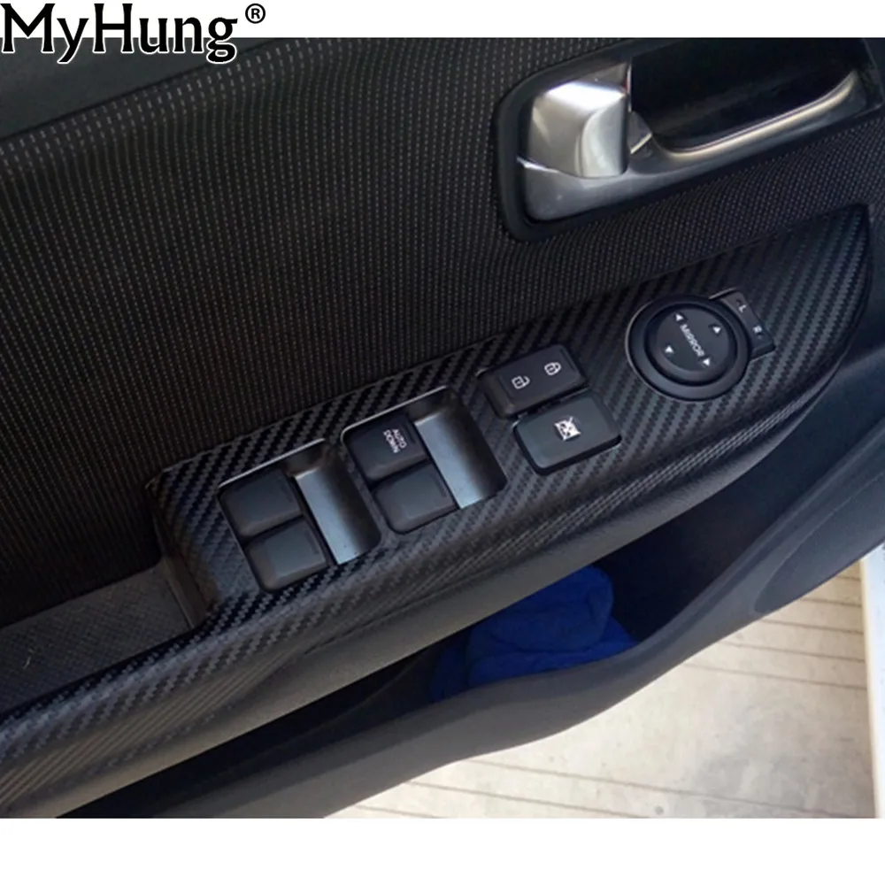 Стикер из углеродного волокна для KIA Rio K2 стикер панели дверей автомобиля