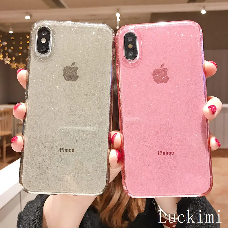 Прозрачный блестящий чехол для телефона из ТПУ HUAWEI P20P P20Lite NOVA3E P30P Mate 9P 10P 10lite 20P 20X RS