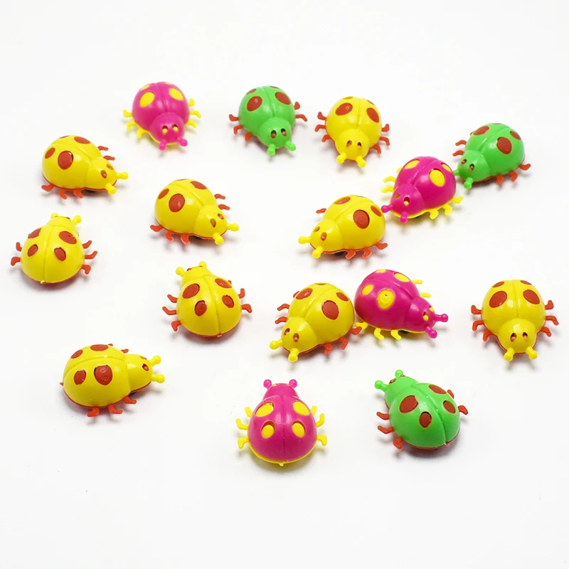 

Wholesale 500PCS/lot Colorful The Beetles with The Wheel Insects Model for Kid Toys Gift