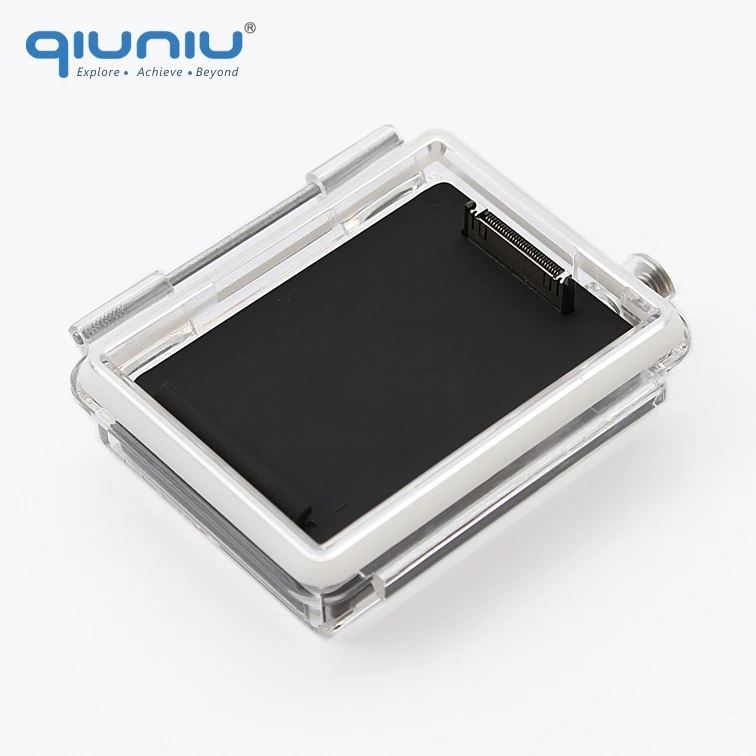 QIUNIU For Bacpac LCD Display Screen External with Backdoor Case Cover for GoPro Hero 3 Camera Go Pro Accessories | Электроника