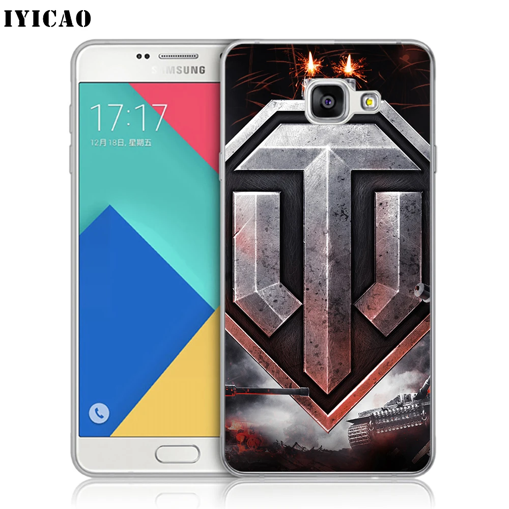 Мягкий силиконовый чехол для телефона IYICAO World of Tanks Samsung A10 A30 A40 A50 A70 M10 M20 M30 TPU |