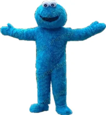 Mascota de Barrio Sésamo de alta calidad, Elmo, monstruo de la galleta azul, mascota, envío gratis