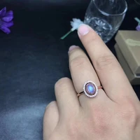 round moonstone ring natural moonstone silver ring for engagement solid 925 moonstone ring for woman birthday gift