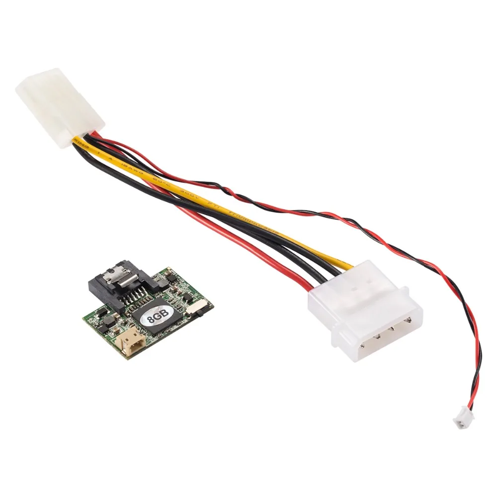 Zheino SSD SATA2 3 ГБ/сек. DOM 8 Гб 16 90 градусов 7PIN MLC SATAII для промышленного хранения