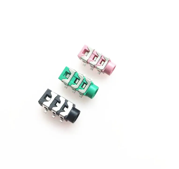 10 шт. PJ313D PJ313 3 5 мм Женский аудио разъем SMT 6 Pin для стереонаушников PJ 313D|Соединители|