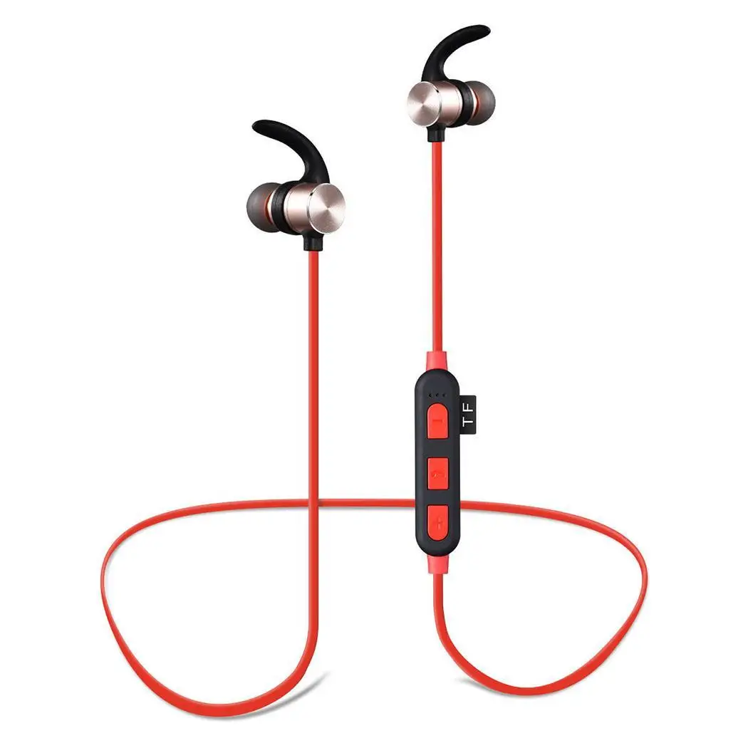 Беспроводные наушники Bluetooth 4 2 для телефона беспроводные в ухо пот стойкий шейный