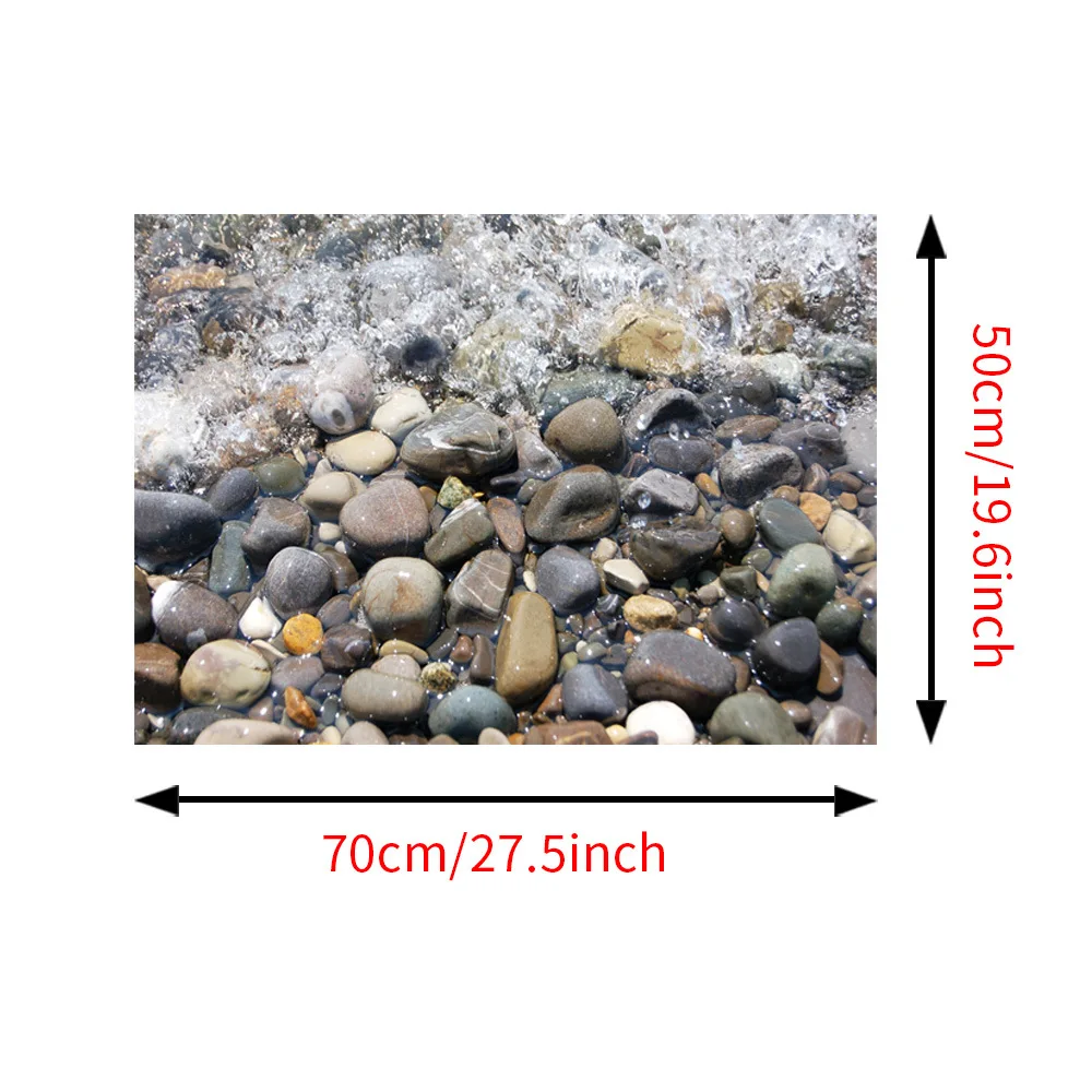 Креативные настенные 3d наклейки из речного камня водостойкие для ванной кухни