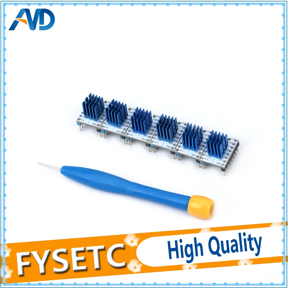 6 шт. Stepstick Драйвер шагового двигателя F6 TMC2130 V1.2 для SPI функция Летающий провод