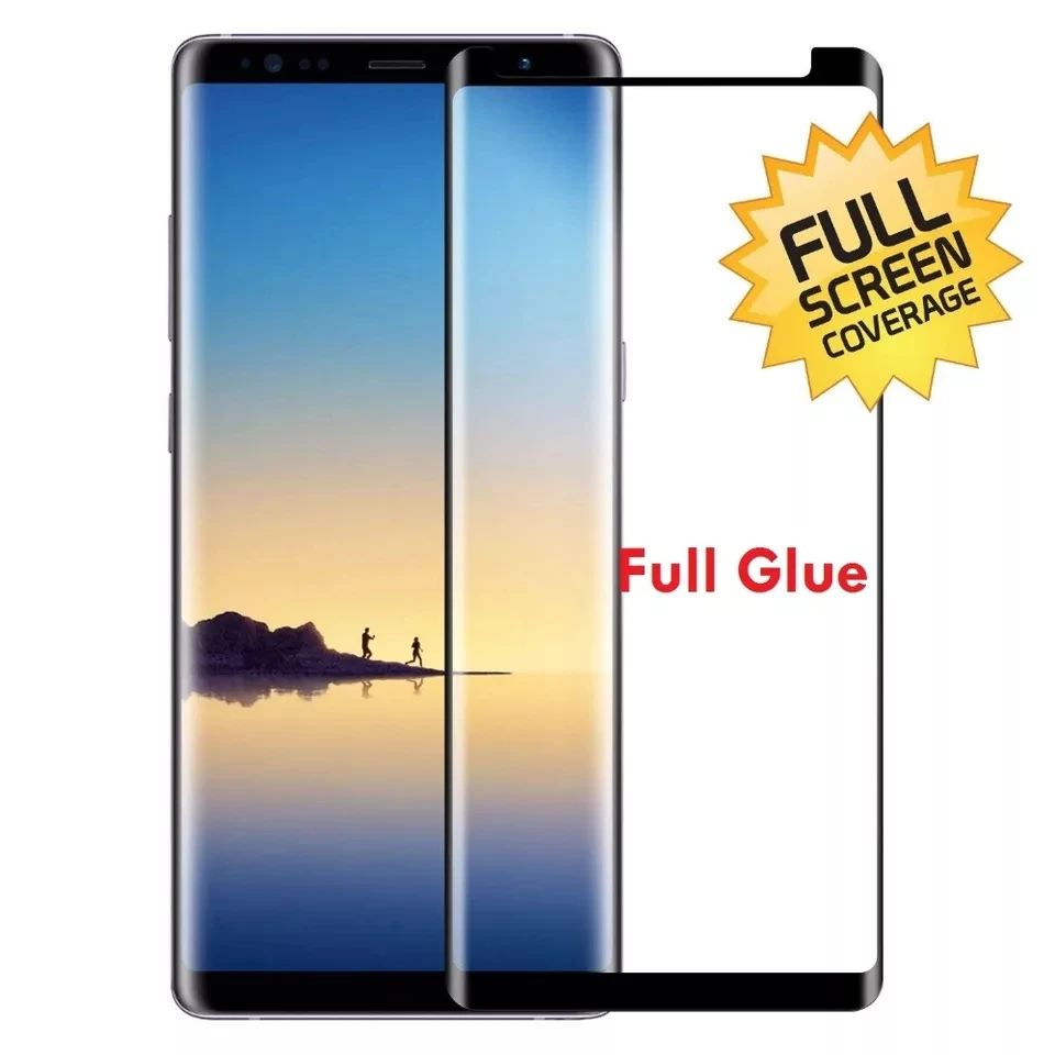E-SKY изогнутые Полный Клей закаленное Стекло для SAMSUNG S8 S9 плюс Note9 полный клей Экран