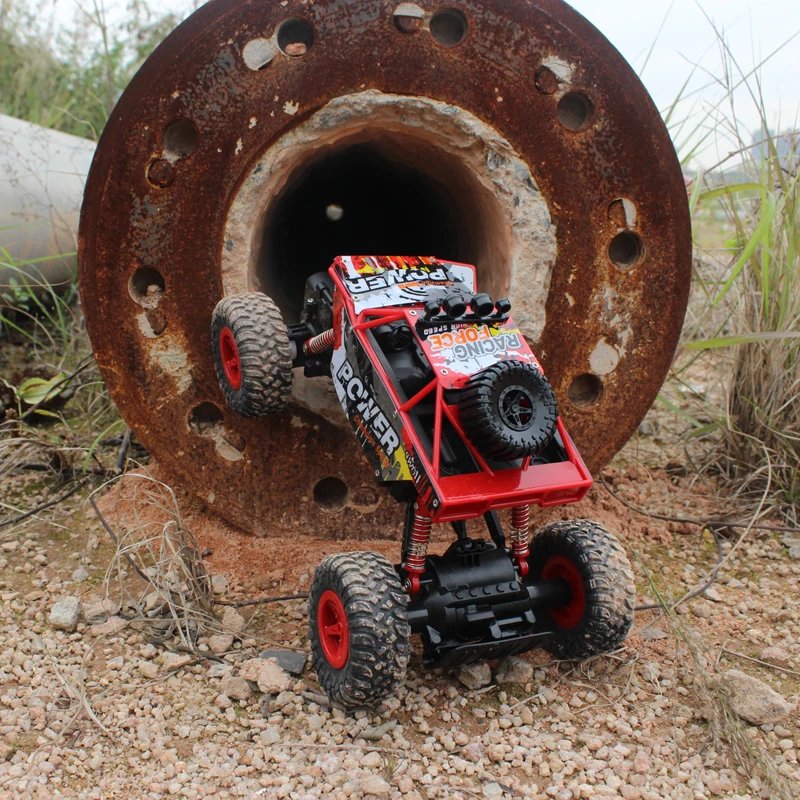 Радиоуправляемая машина 2,4G Рок Гусеничный автомобиль 4 WD Monster Truck 1:18 Внедорожник Багги электронная модель игрушки