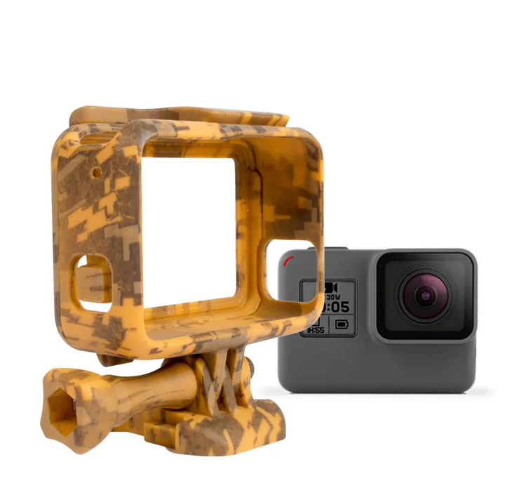 Боковая открытая Защитная камуфляжная рамка чехол для GoPro Hero 7 6 5 Черная Спортивная камера для Go Pro 7 6 5 Аксессуары для экшн-камеры